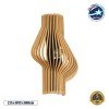 GLOBOSTAR® MIHIRO 02174 Boho Φωτιστικό Τοίχου - Απλίκα με Ντουί 1 x E27 AC 220-240V IP20 - Μπεζ - Μ25 x Π13 x Υ40cm