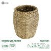 GloboStar® Artificial Garden THASSOS 20295 Διακοσμητικό Πλεκτό Καλάθι - Κασπώ Γλάστρα - Flower Pot Μπεζ Φ18 x Υ24cm GloboStar® Artificial Garden THASSOS 20295 Διακοσμητικό Πλεκτό Καλάθι - Κασπώ Γλάστρα - Flower Pot Μπεζ Φ18 x Υ24cm