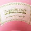 GloboStar® Artificial Garden CAIRO 20516 Διακοσμητικό Κεραμικό Κασπώ Γλάστρα - Flower Pot Λευκό με Ροζ Φ14 x Υ13cm