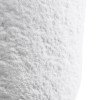 GloboStar® Artificial Garden MALVEN 20710 Επιδαπέδιο Πολυεστερικό Τσιμεντένιο Κασπώ Γλάστρα - Flower Pot Λευκό Φ31 x Υ28cm