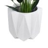 GloboStar® Artificial Garden PADOVA 20741 Επιδαπέδιο Πολυεστερικό Τσιμεντένιο Κασπώ Γλάστρα - Flower Pot Λευκό Φ51 x Υ46cm GloboStar® Artificial Garden PADOVA 20741 Επιδαπέδιο Πολυεστερικό Τσιμεντένιο Κασπώ Γλάστρα - Flower Pot Λευκό Φ51 x Υ46cm