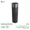 GloboStar® Artificial Garden PISA 20762 Επιδαπέδιο Πολυεστερικό Τσιμεντένιο Κασπώ Γλάστρα - Flower Pot Γκρι Ανθρακί Φ36 x Υ120cm