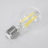 GLOBOSTAR® GLOBE 99091 Λάμπα E27 A60 LED 4W 840lm 360° AC 220-240V IP20 Φυσικό Λευκό 4500K - Long Filament Chip - Διάφανο - Μ6 x Π6 x Υ11cm - 3 Χρόνια Εγγύηση