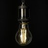 GLOBOSTAR® GLOBE 99091 Λάμπα E27 A60 LED 4W 840lm 360° AC 220-240V IP20 Φυσικό Λευκό 4500K - Long Filament Chip - Διάφανο - Μ6 x Π6 x Υ11cm - 3 Χρόνια Εγγύηση