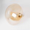 GLOBOSTAR® MUSHROOM 99173 Λάμπα E27 MR200 LED 4W 280lm 360° AC 220-240V IP20 Ultra Θερμό Λευκό 2200K Dimmable - Soft T Spiral Filament Chip - Μελί - Μ20 x Π20 x Υ20cm - 3 Χρόνια Εγγύηση