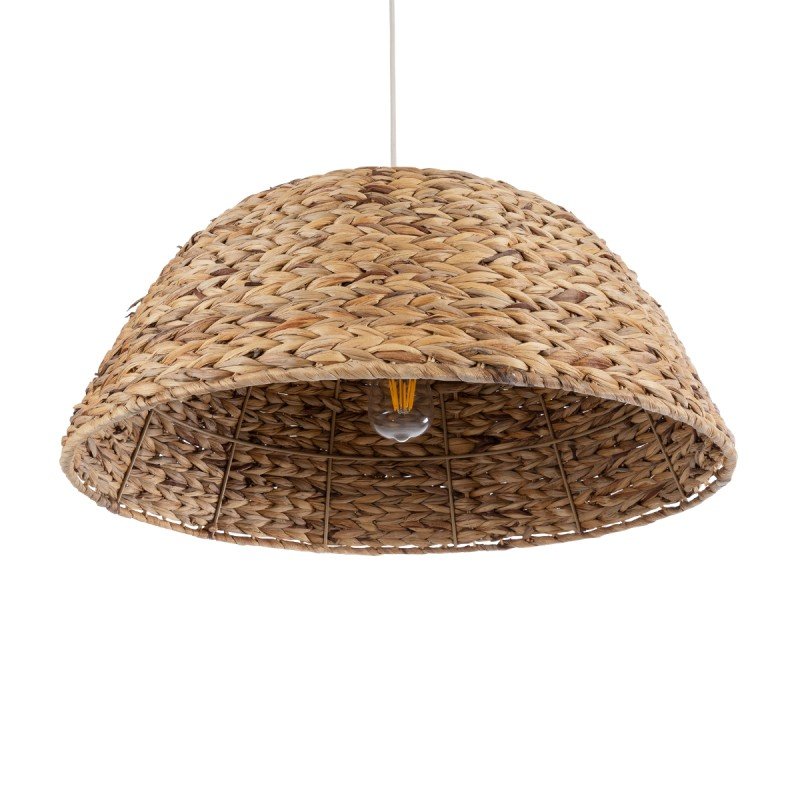 GLOBOSTAR® MANGATA 01847 Boho Κρεμαστό Φωτιστικό Οροφής με Ντουί 1 x E27 AC 220-240V IP20 - Μπεζ - Μ60 x Π60 x Υ28cm