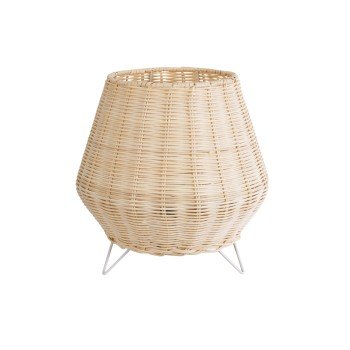 GLOBOSTAR® BOLSON 02010 Boho Επιδαπέδιο Φωτιστικό με Ντουί 1 x E27 AC 220-240V IP20 - Μπεζ & Λευκό - Μ30 x Π30 x Υ30cm GLOBOSTAR® BOLSON 02010 Boho Επιδαπέδιο Φωτιστικό με Ντουί 1 x E27 AC 220-240V IP20 - Μπεζ & Λευκό - Μ30 x Π30 x Υ30cm
