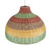 GLOBOSTAR® CABALLEROS 02054 Boho Κρεμαστό Φωτιστικό Οροφής με Ντουί 1 x E27 AC 220-240V IP20 - Πολύχρωμο - Μ70 x Π70 x Υ48cm