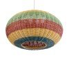 GLOBOSTAR® CABALLEROS 02056 Boho Κρεμαστό Φωτιστικό Οροφής με Ντουί 1 x E27 AC 220-240V IP20 - Πολύχρωμο - Μ70 x Π70 x Υ36cm