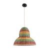 GLOBOSTAR® CABALLEROS 02057 Boho Κρεμαστό Φωτιστικό Οροφής με Ντουί 1 x E27 AC 220-240V IP20 - Πολύχρωμο - Μ40 x Π40 x Υ30cm