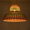 GLOBOSTAR® CABALLEROS 02058 Boho Κρεμαστό Φωτιστικό Οροφής με Ντουί 1 x E27 AC 220-240V IP20 - Πολύχρωμο - Μ70 x Π70 x Υ60cm