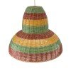 GLOBOSTAR® CABALLEROS 02058 Boho Κρεμαστό Φωτιστικό Οροφής με Ντουί 1 x E27 AC 220-240V IP20 - Πολύχρωμο - Μ70 x Π70 x Υ60cm