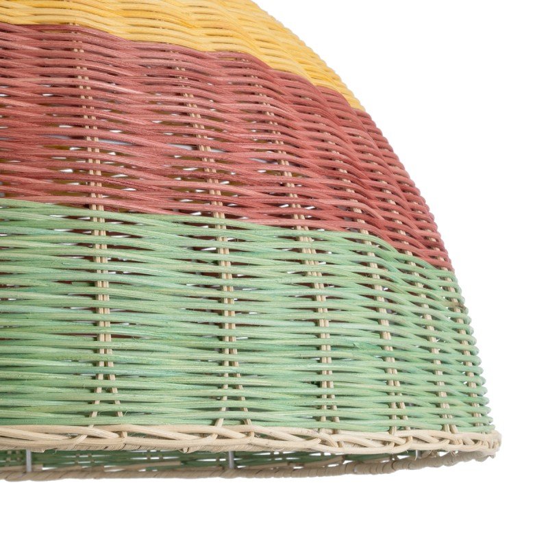 GLOBOSTAR® CABALLEROS 02061 Boho Κρεμαστό Φωτιστικό Οροφής με Ντουί 1 x E27 AC 220-240V IP20 - Πολύχρωμο - Μ70 x Π70 x Υ34cm