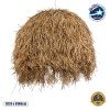 GLOBOSTAR® GUADELOUPE 02159 Boho Κρεμαστό Φωτιστικό Οροφής με Ντουί 1 x E27 AC 220-240V IP20 - Μπεζ - Μ120 x Π120 x Υ100cm