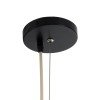 GLOBOSTAR® PORTOFERRAIO 02186 Boho Κρεμαστό Φωτιστικό Οροφής με Ντουί 1 x E27 AC 220-240V IP20 - Μπεζ - Μ80 x Π80 x Υ120cm
