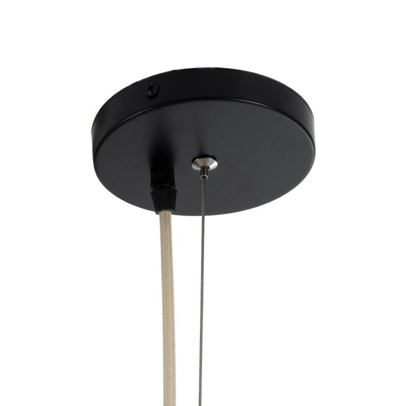 GLOBOSTAR® PORTOFERRAIO 02190 Boho Κρεμαστό Φωτιστικό Οροφής με Ντουί 1 x E27 AC 220-240V IP20 - Μπεζ - Μ60 x Π60 x Υ120cm
