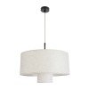 GLOBOSTAR® MARIGOLD 02226 Boho Κρεμαστό Φωτιστικό Οροφής με Ντουί 1 x E27 AC 220-240V IP20 - Λευκό - Μ48 x Π48 x Υ27cm
