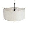 GLOBOSTAR® MARIGOLD 02226 Boho Κρεμαστό Φωτιστικό Οροφής με Ντουί 1 x E27 AC 220-240V IP20 - Λευκό - Μ48 x Π48 x Υ27cm
