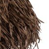 GLOBOSTAR® GUADELOUPE 02293 Boho Κρεμαστό Φωτιστικό Οροφής με Ντουί 1 x E27 AC 220-240V IP20 - Καφέ - Μ50 x Π50 x Υ40cm
