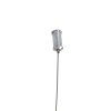 GLOBOSTAR® GOURAMI 02361 Μοντέρνο Κρεμαστό Φωτιστικό Οροφής με Ντουί 1 x E27 AC 220-240V IP20 - Κόκκινο - Μ100 x Π72 x Υ36cm