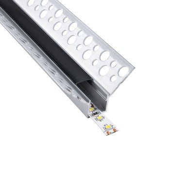 GLOBOSTAR® ALP-PLASTERIN GYPSO 70837-3M Χωνευτό Προφίλ Αλουμινίου Ειδικό για Εσωτερική Γωνία Γυψοσανίδας με Μαύρο Φιμέ Πατητό Κάλυμμα για Ταινίες LED IP20 - Ασημί & Μαύρο - Μ300 x Π3.1 x Υ1.3cm - Πακέτο 5 Τεμαχίων GLOBOSTAR® ALP-PLASTERIN GYPSO 70837-3M Χωνευτό Προφίλ Αλουμινίου Ειδικό για Εσωτερική Γωνία Γυψοσανίδας με Μαύρο Φιμέ Πατητό Κάλυμμα για Ταινίες LED IP20 - Ασημί & Μαύρο - Μ300 x Π3.1 x Υ1.3cm - Πακέτο 5 Τεμαχίων