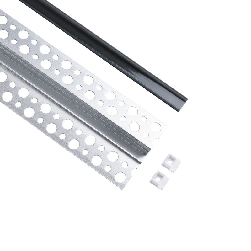 GLOBOSTAR® ALP-PLASTERIN GYPSO 70839-3M Χωνευτό Προφίλ Αλουμινίου Ειδικό για Γυψοσανίδα με Μαύρο Φιμέ Πατητό Κάλυμμα για Ταινίες LED IP20 - Ασημί & Μαύρο - Μ300 x Π5.6 x Υ1.5cm - Πακέτο 5 Τεμαχίων GLOBOSTAR® ALP-PLASTERIN GYPSO 70839-3M Χωνευτό Προφίλ Αλουμινίου Ειδικό για Γυψοσανίδα με Μαύρο Φιμέ Πατητό Κάλυμμα για Ταινίες LED IP20 - Ασημί & Μαύρο - Μ300 x Π5.6 x Υ1.5cm - Πακέτο 5 Τεμαχίων