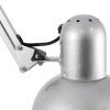 GLOBOSTAR® AUDREY 01469 Vintage Επιδαπέδιο Φωτιστικό με Ντουί 1 x E27 AC 220-240V IP20 - Ασημί - Μ15 x Π15 x Υ190cm