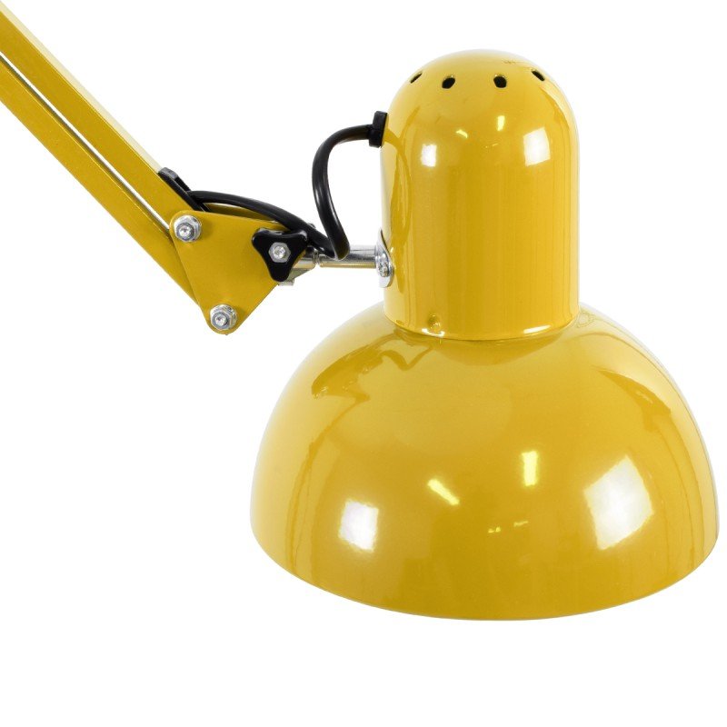 GLOBOSTAR® AUDREY 01472 Μοντέρνο Επιδαπέδιο Φωτιστικό με Ντουί 1 x E27 AC 220-240V IP20 - Κίτρινο - Μ15 x Π15 x Υ190cm