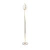 GLOBOSTAR® VERSAILLES 01541 Μοντέρνο Επιδαπέδιο Φωτιστικό με Ντουί 1 x E27 AC 220-240V IP20 - Χρυσό & Λευκό - Μ25 x Π25 x Υ150cm