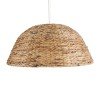 GLOBOSTAR® MANGATA 01848 Boho Κρεμαστό Φωτιστικό Οροφής με Ντουί 1 x E27 AC 220-240V IP20 - Καφέ - Μ90 x Π90 x Υ40cm