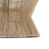 GLOBOSTAR® BISBEE 02204 Boho Κρεμαστό Φωτιστικό Οροφής με Ντουί 1 x E27 AC 220-240V IP20 - Μπεζ - Μ50 x Π50 x Υ28cm