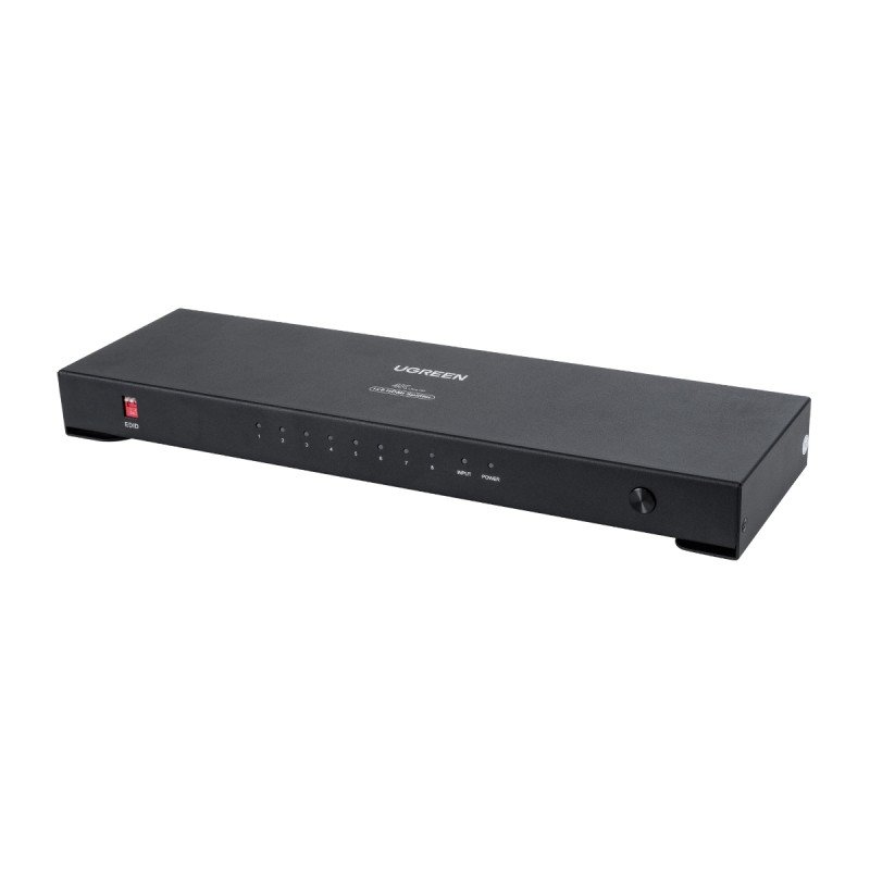 GLOBOSTAR® UGREEN-1x8 41020 Ugreen 1x8 All in One 4K HDMI Signal Splitter για LED Video Controllers - Input Signal W3840 x H2160@60Hz - Είσοδος 1 HDMI σε Έξοδο 8 HDMI - AC 220-240V IP20 - Μ30 x Π9 x Υ3.2cm - 2 Χρόνια Εγγύηση