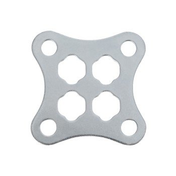 GLOBOSTAR® PLATE 41045 Σύνδεσμος Ένωσης Καμπίνων για Οθόνες LED Video Wall με Διαστάσεις Καμπίνας 50x50cm & 100x100cm - Μ9 x Π0.3 x Υ9cm