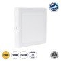 GLOBOSTAR® PANELO 60205 Panel Οροφής LED 20W 1800lm 120° AC 220-240V IP20 Θερμό Λευκό 2700K - Lumileds SMD Chip & TÜV SÜD Driver - Λευκό Γαλακτερό - Μ22 x Π22 x Υ3cm / Q20 x 20cm - 3 Χρόνια Εγγύηση