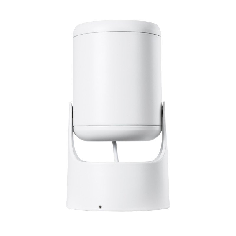 GLOBOSTAR® DETRONIC 60501 Κινούμενο Downlight Σποτ LED 10W 1300lm 24° AC 220-240V IP20 Φυσικό Λευκό 4500K - Bridgelux COB Chip & TÜV SÜD Driver - Λευκό Ματ - Μ9 x Π9 x Υ16cm - 5 Χρόνια Εγγύηση