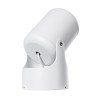 GLOBOSTAR® DETRONIC 60501 Κινούμενο Downlight Σποτ LED 10W 1300lm 24° AC 220-240V IP20 Φυσικό Λευκό 4500K - Bridgelux COB Chip & TÜV SÜD Driver - Λευκό Ματ - Μ9 x Π9 x Υ16cm - 5 Χρόνια Εγγύηση