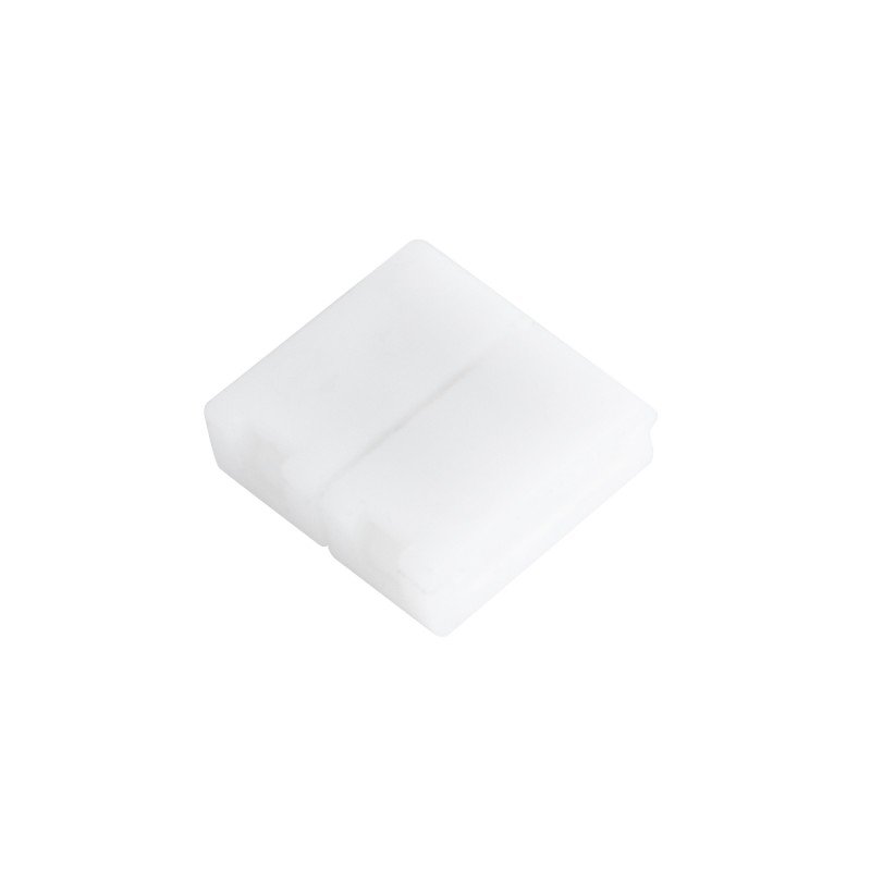 GLOBOSTAR® STRIPCON 70711 Ταχυσύνδεσμος για Μονόχρωμη Ταινία LED 10mm σε 10mm IP20 - Λευκό - Μ1.5 x Π1.5 x Υ0.5cm