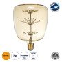 GLOBOSTAR® BARREL 99209 Λάμπα E27 G145 LED 1.6W 140lm 360° AC 220-240V IP20 Ultra Θερμό Λευκό 2200K - Diode HP Filament Chip - Μελί - Μ14.5 x Π14.5 x Υ19cm - 3 Χρόνια Εγγύηση