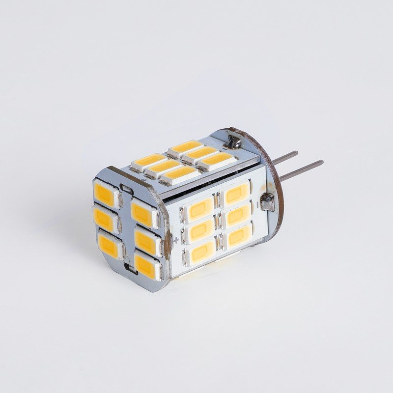 GLOBOSTAR® G4BACK 76136 Λάμπα G4 LED 6W 600lm 320° DC 12-24V IP20 Θερμό Λευκό 2700K Dimmable - Sanan SMD Chip - Back Pin - Μ1.9 x Π1.9 x Υ3.7cm - 2 Χρόνια Εγγύηση GLOBOSTAR® G4BACK 76136 Λάμπα G4 LED 6W 600lm 320° DC 12-24V IP20 Θερμό Λευκό 2700K Dimmable - Sanan SMD Chip - Back Pin - Μ1.9 x Π1.9 x Υ3.7cm - 2 Χρόνια Εγγύηση