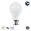 GLOBOSTAR® GLOBE 60052 Λάμπα B22 A60 LED 10W 970lm 360° AC 220-240V IP20 Φυσικό Λευκό 4500K - Lumileds SMD Chip - Λευκό Γαλακτερό - Μ6 x Π6 x Υ11cm - 3 Χρόνια Εγγύηση