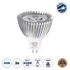GLOBOSTAR® TRIBOO 76020 Σποτ GU5.3 MR16 LED 3W 300lm 30° DC 12V IP20 Ψυχρό Λευκό 6000K - Μ5 x Π5 x Υ5.2cm - 3 Χρόνια Εγγύηση