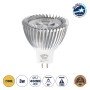 GLOBOSTAR® TRIBOO 76022 Σποτ GU5.3 MR16 LED 3W 260lm 30° DC 12V IP20 Θερμό Λευκό 2700K - Μ5 x Π5 x Υ5.2cm - 3 Χρόνια Εγγύηση