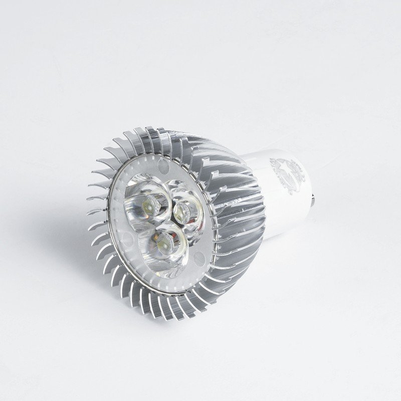 GloboStar® 76046 Σποτ LED GU10 MR16 3W 250lm 45° AC 220-240V IP20 Φ5 x Υ5.5cm Φούξια Dimmable - 3 Χρόνια Εγγύηση