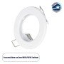 GLOBOSTAR® ORO 77807 Χωνευτή Βάση για Σποτ MR16 με Ντουί GU10/GU5.3 IP20 - Λευκό - Μ8.3 x Π8.3 x Υ3.1cm / Q6cm