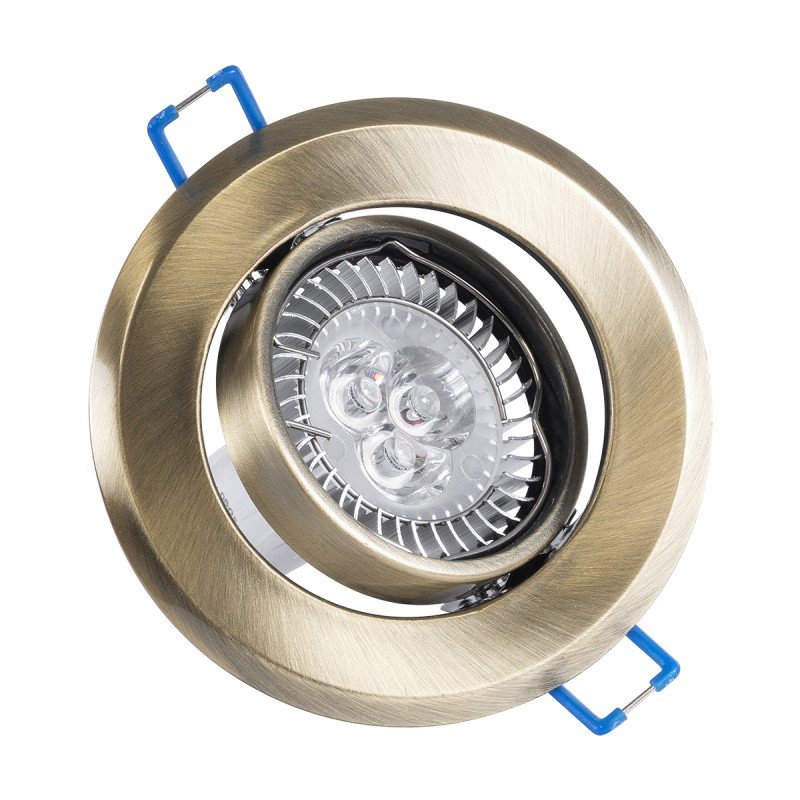 GLOBOSTAR® ORO 77820 Χωνευτή Κινούμενη Βάση για Σποτ MR16 με Ντουί GU10/GU5.3 IP20 - Μπρούτζινο - Μ9.2 x Π9.2 x Υ2.8cm / Q7.6cm GLOBOSTAR® ORO 77820 Χωνευτή Κινούμενη Βάση για Σποτ MR16 με Ντουί GU10/GU5.3 IP20 - Μπρούτζινο - Μ9.2 x Π9.2 x Υ2.8cm / Q7.6cm