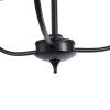 GLOBOSTAR® LIMI 01091 Vintage Κρεμαστό Φωτιστικό Οροφής με Ντουί 3 x E14 AC 220-240V IP20 - Μαύρο & Χρυσό - Μ55 x Π55 x Υ55cm