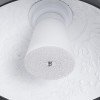 GLOBOSTAR® SERENIA 01151 Μοντέρνο Κρεμαστό Φωτιστικό Οροφής με Ντουί 1 x E27 AC 220-240V IP20 - Μαύρο & Λευκό - Μ40 x Π40 x Υ20cm