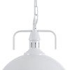 GLOBOSTAR® LARKIN 01174 Vintage Κρεμαστό Φωτιστικό Οροφής με Ντουί 1 x E27 AC 220-240V IP20 - Λευκό - Μ30 x Π30 x Y28cm