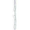 GLOBOSTAR® LARKIN 01174 Vintage Κρεμαστό Φωτιστικό Οροφής με Ντουί 1 x E27 AC 220-240V IP20 - Λευκό - Μ30 x Π30 x Y28cm
