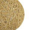 GLOBOSTAR® OCEANA 01200 Boho Κρεμαστό Φωτιστικό Οροφής με Ντουί 1 x E27 AC 220-240V IP20 - Μπεζ - Μ20 x Π20 x Υ20cm